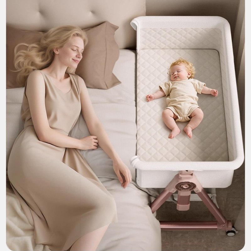 Bassinet Bedside Sleeper - Bebek Beşiği, Taşınabilir Birleştirilebilir, Beşik Yatak