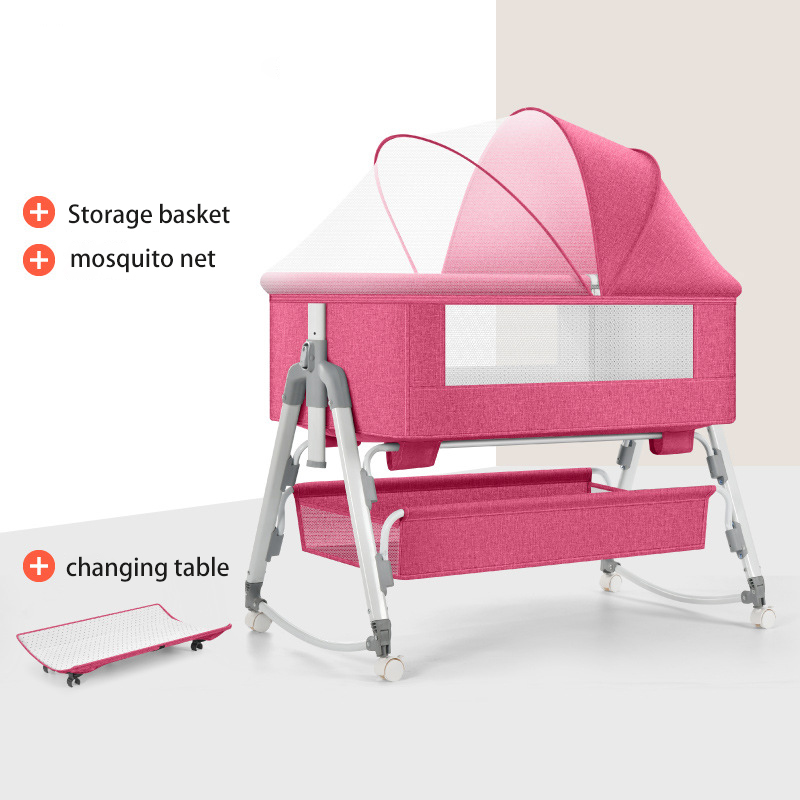 Bassinet Bedside Sleeper - Çok Fonksiyonlu Yenidoğan Bebek Başucu Uyuyan,