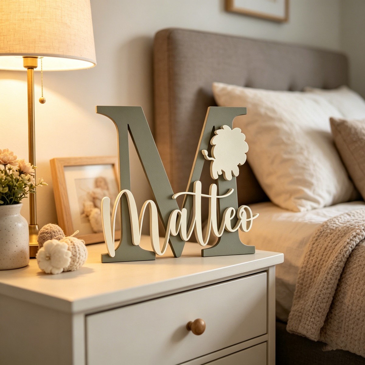 Baby Nursery In - 1 adet özel aslan adı ve