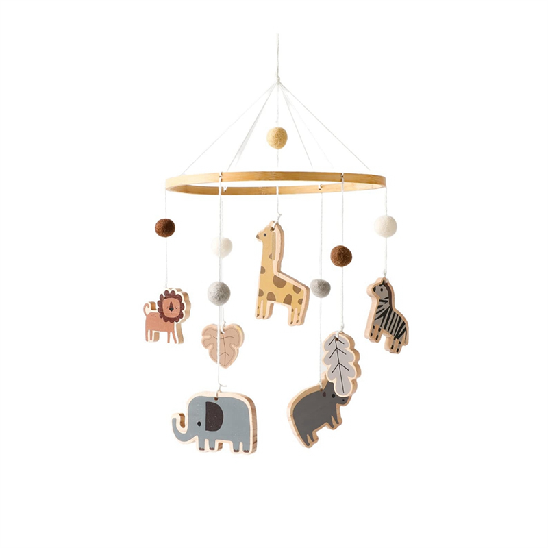 Baby Nursery Jungle Animals - X18A-Bebek Mobili Beşik İçin - Orman