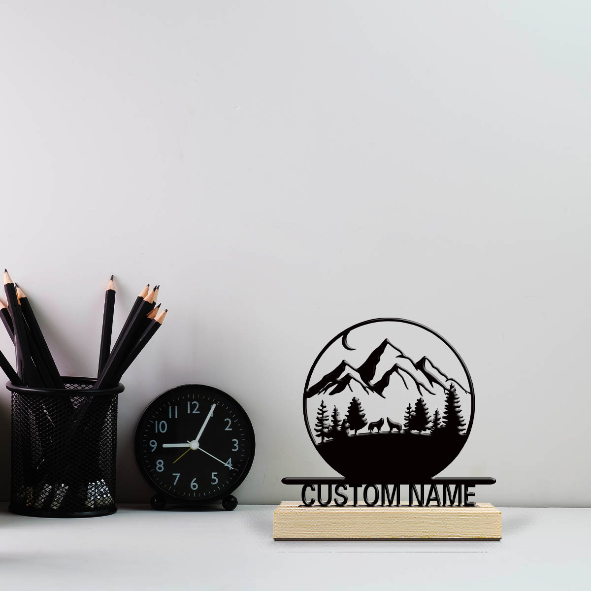 Baby Nursery Mountain Theme - 1 adet eğlenceli kişiselleştirilmiş özel dağ