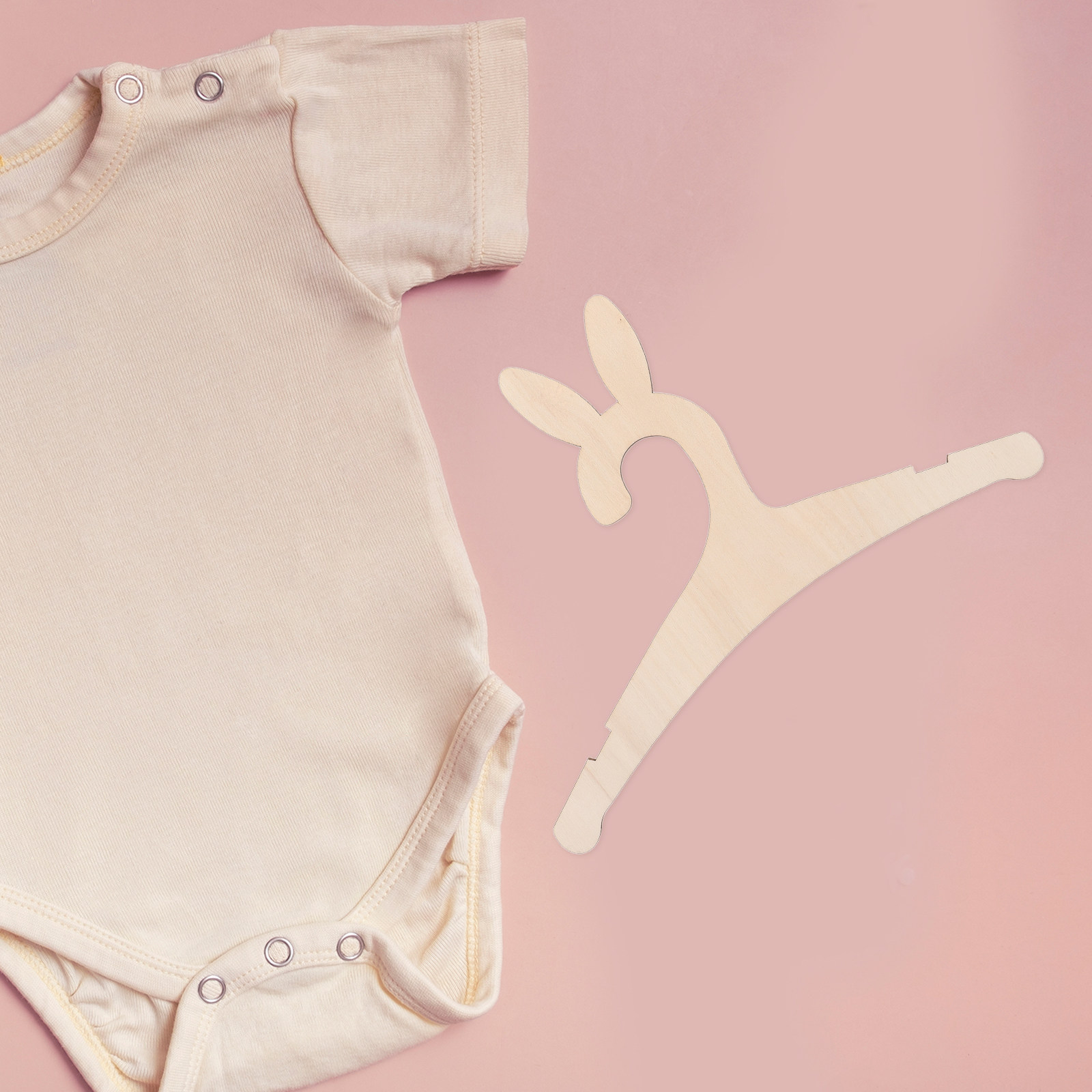 Baby Nursery In - 5 Adet DIY Ahşap Bebek Elbise