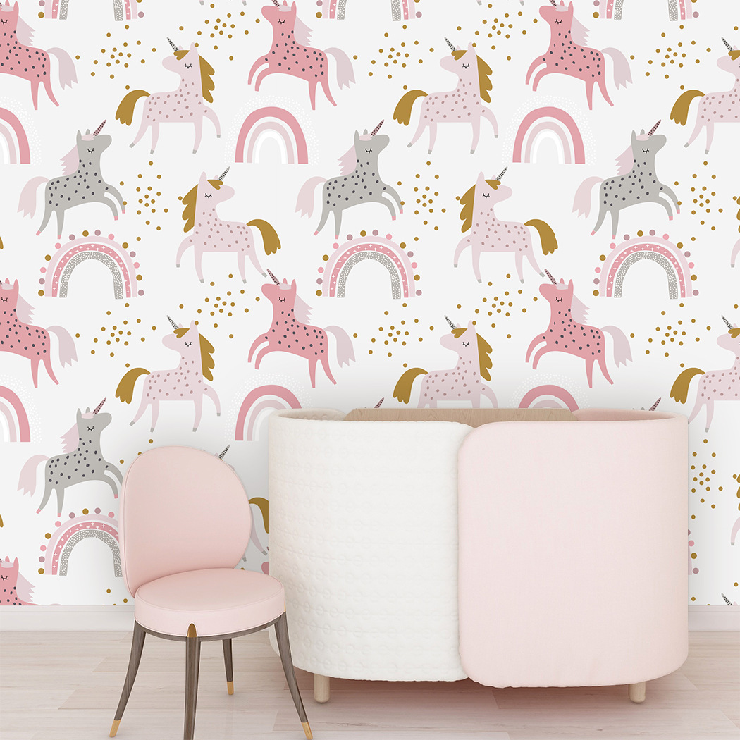 Kreş duvar kağıdı bebek kız er - Baby Nursery Jungle Animals incelemesi ve fiyatı