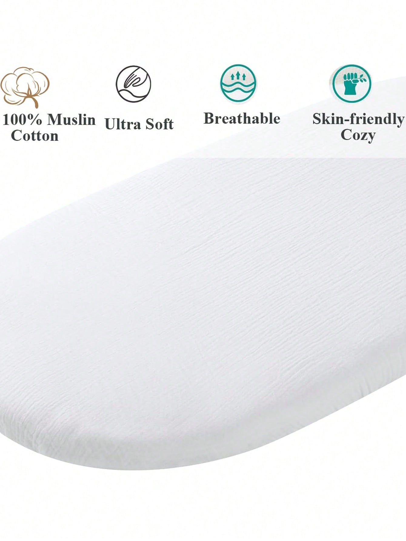2'li Paket Muslin Alt Açma Min - Bassinet Bedside Sleeper incelemesi ve fiyatı