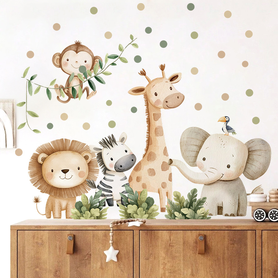 Boho Orman Hayvanları duvar çı - Baby Nursery Design incelemesi ve fiyatı