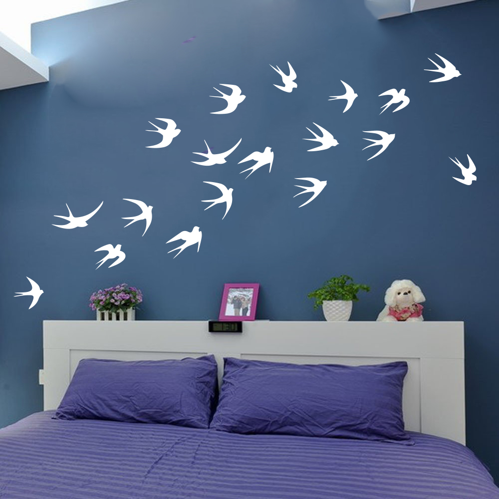 Uçan yutar duvar Sticker çocuk - Baby Nursery Vinyl incelemesi ve fiyatı