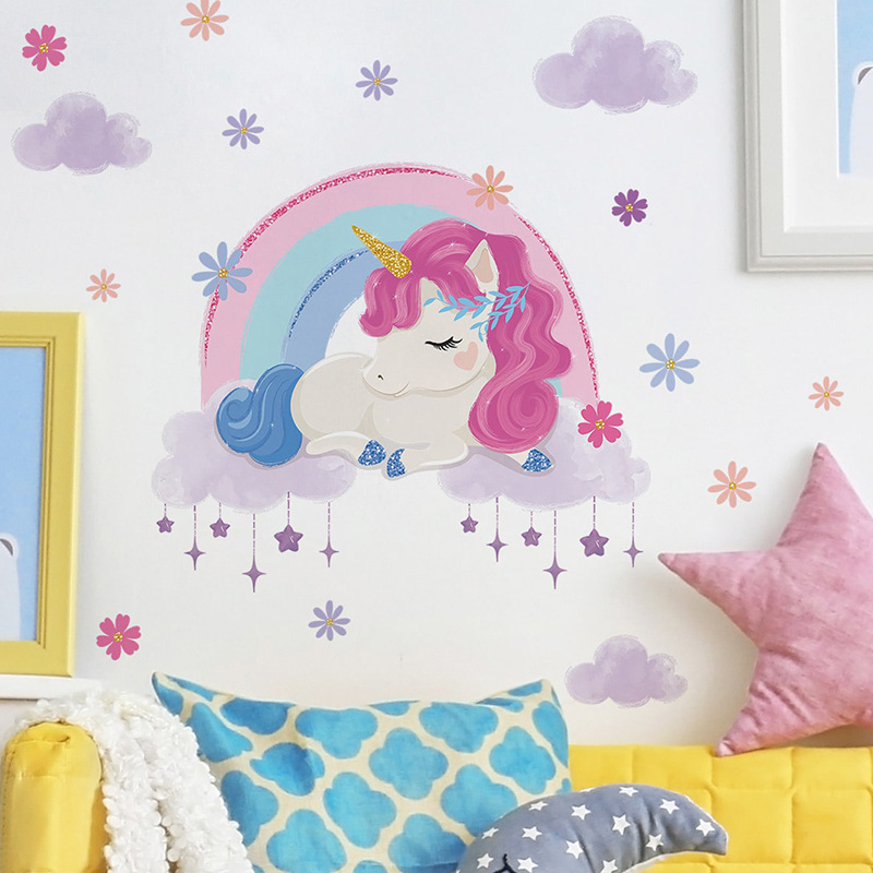 Karikatür sevimli tek boynuzlu - Baby Unicorn Nursery incelemesi ve fiyatı