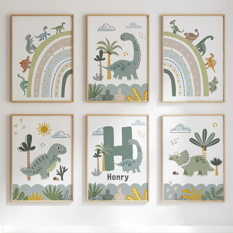 Sevimli Dinozor T-Rex Brachios - Baby Nursery Art incelemesi ve fiyatı