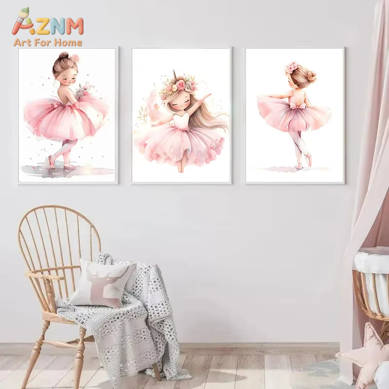 1 adet, pembe balerin kız tek  - Baby Unicorn Nursery incelemesi ve fiyatı