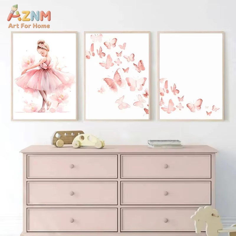 1 adet, pembe balerin kız tek  - Baby Unicorn Nursery incelemesi ve fiyatı
