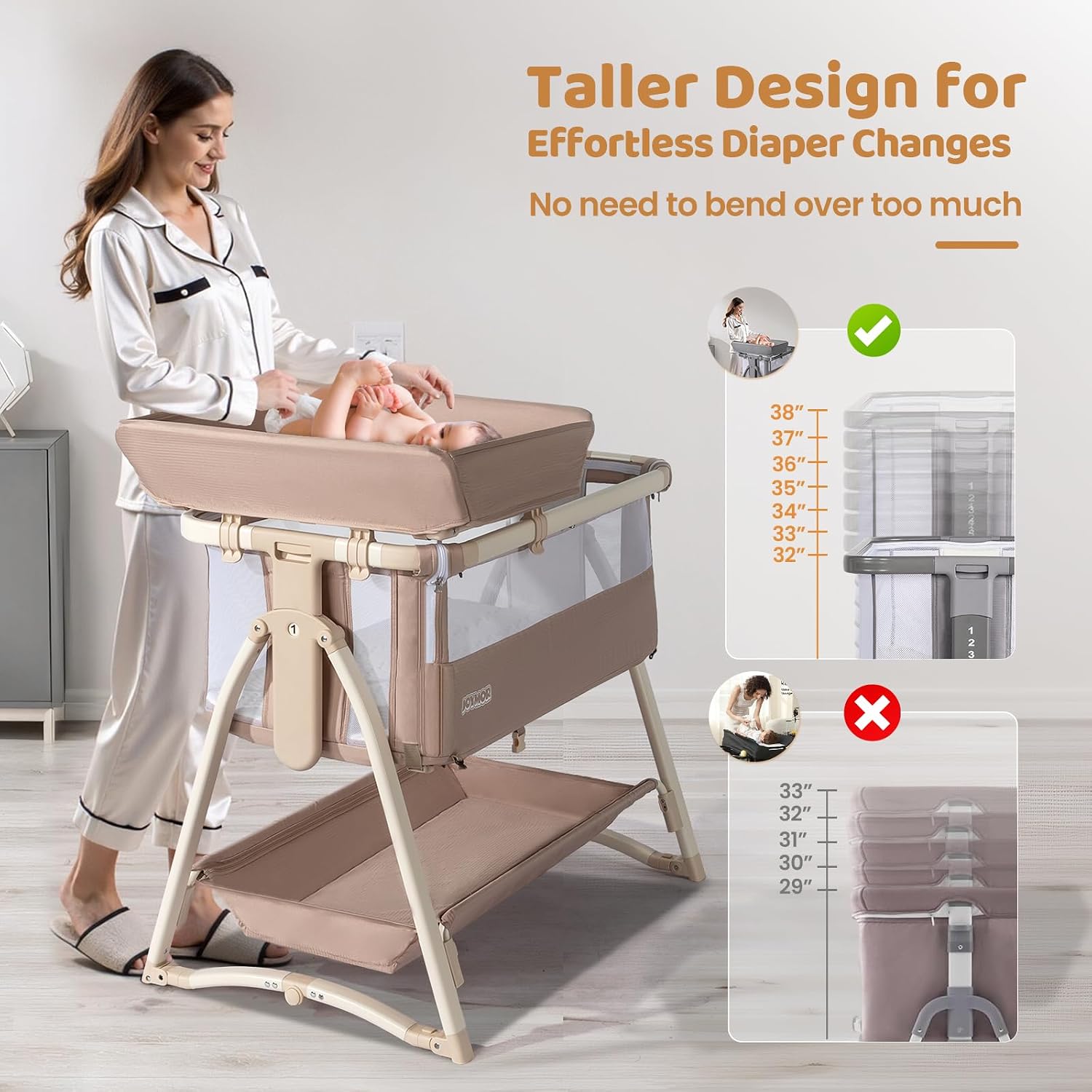 Bebek Beşiği, 5'i 1 Arada Beşi - Bassinet Bedside Sleeper incelemesi ve fiyatı