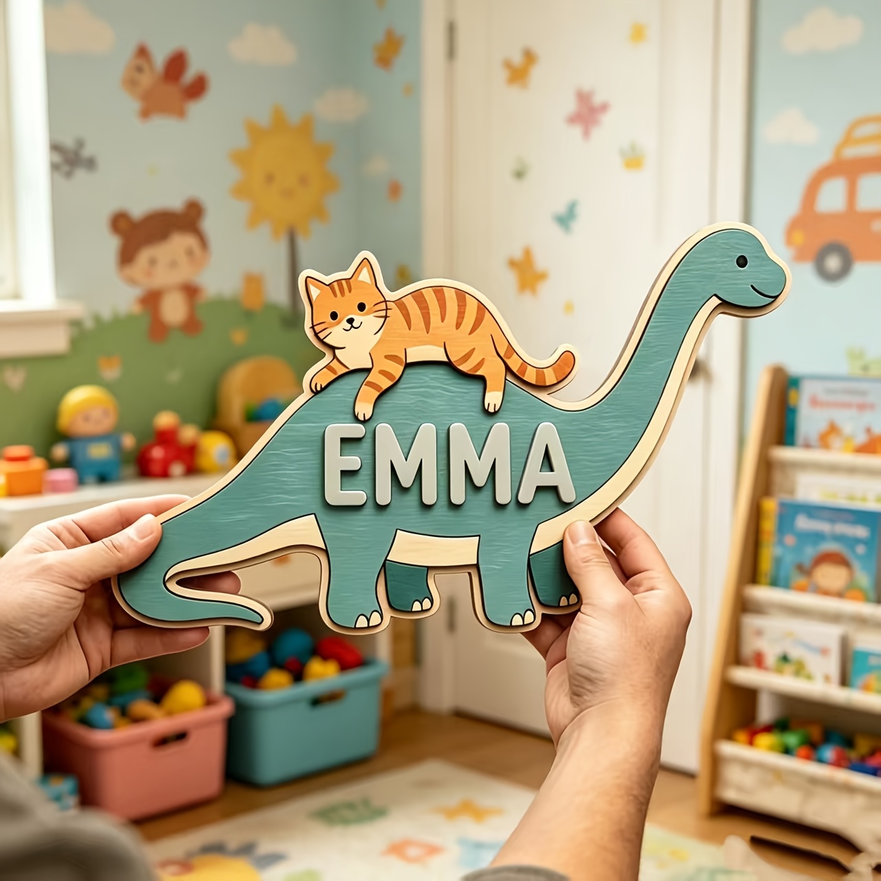 Kişiselleştirilmiş Kedi Dinozo - Baby Nursery In incelemesi ve fiyatı