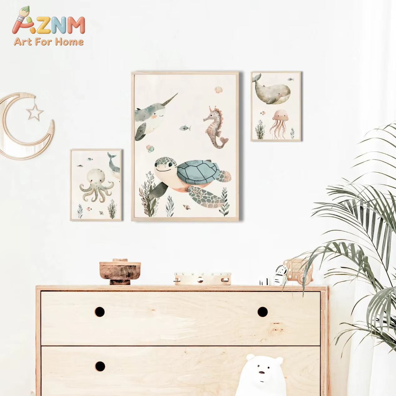 AZNM Suluboya Sevimli Okyanus  - Animals Baby Nursery incelemesi ve fiyatı