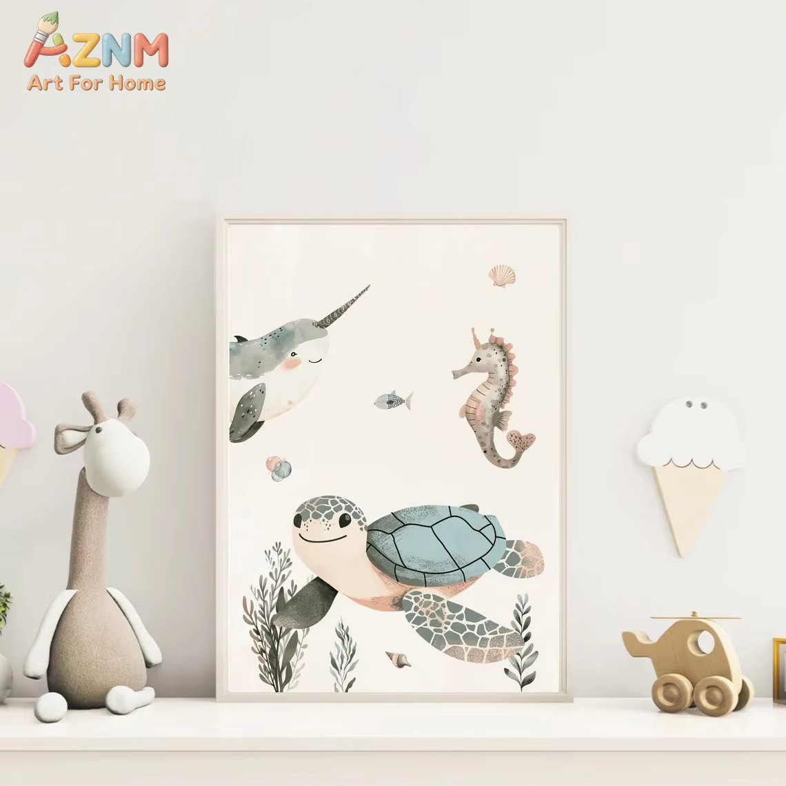 AZNM Suluboya Sevimli Okyanus  - Animals Baby Nursery incelemesi ve fiyatı