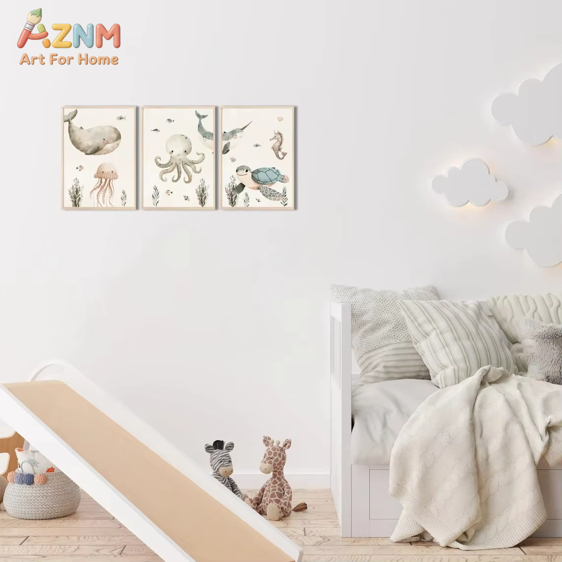 AZNM Suluboya Sevimli Okyanus  - Animals Baby Nursery incelemesi ve fiyatı