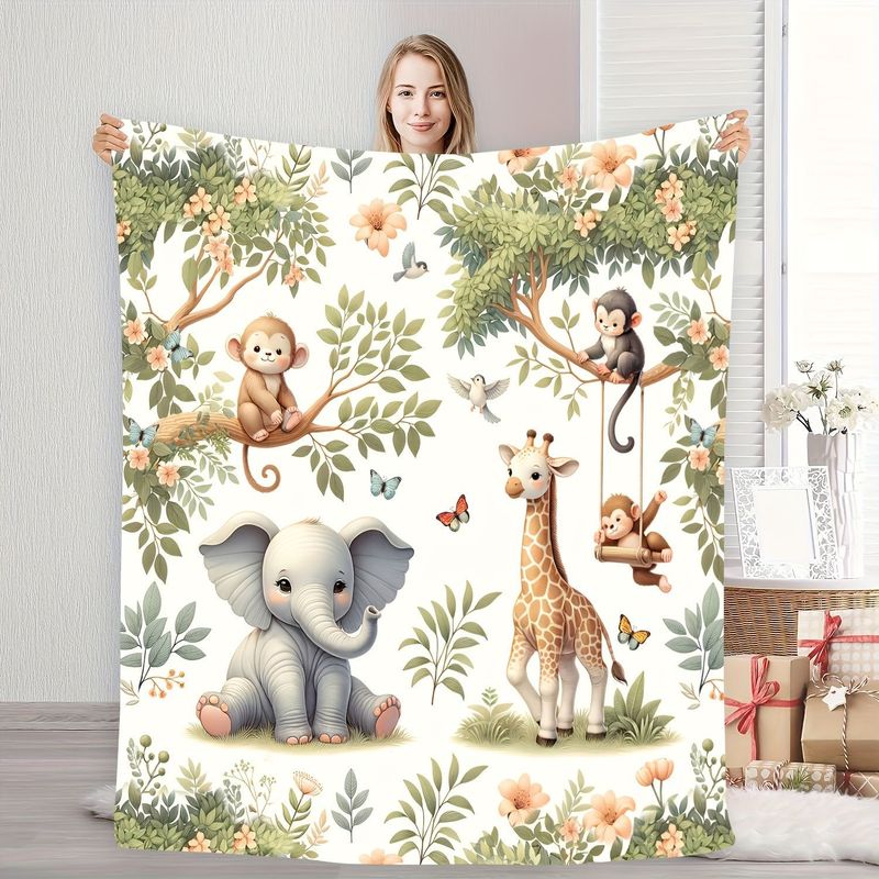 VIKAMA Suluboya Orman Hayvan B - Baby Nursery Jungle Animals incelemesi ve fiyatı