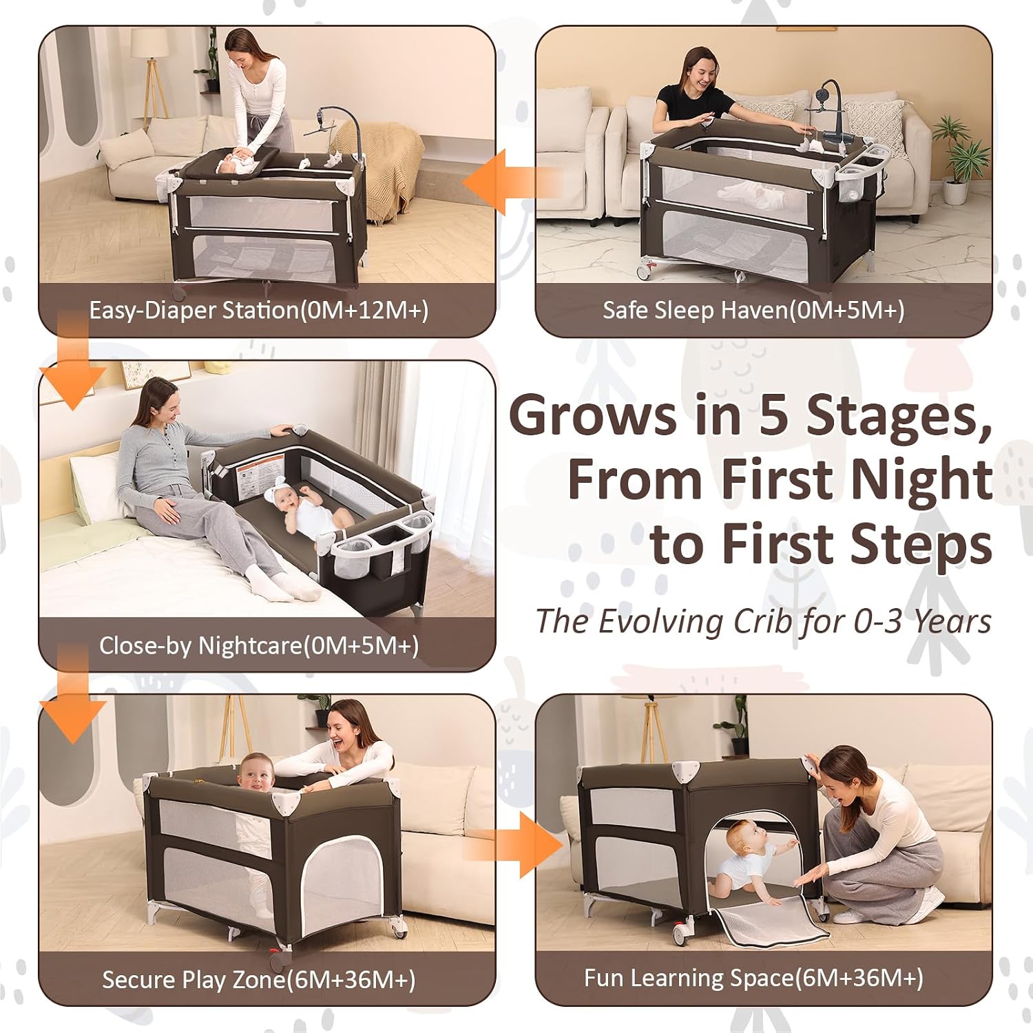 5'i 1 Arada Bebek Beşiği, Yata - Bassinet Bedside Sleeper incelemesi ve fiyatı