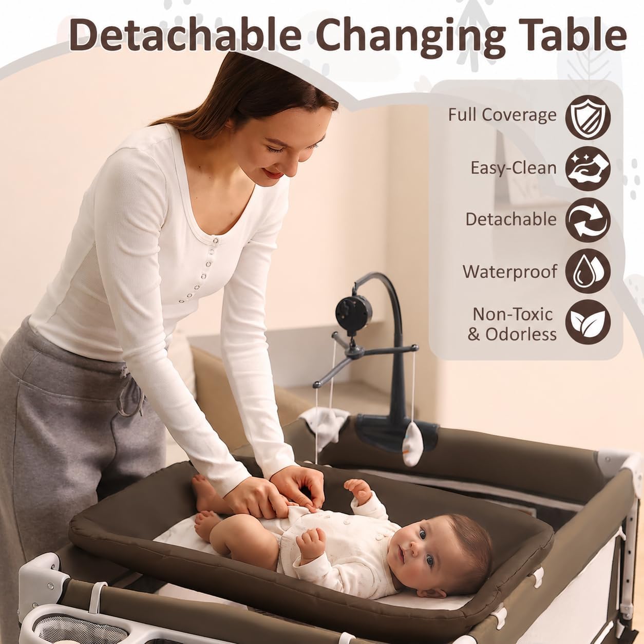 5'i 1 Arada Bebek Beşiği, Yata - Bassinet Bedside Sleeper incelemesi ve fiyatı
