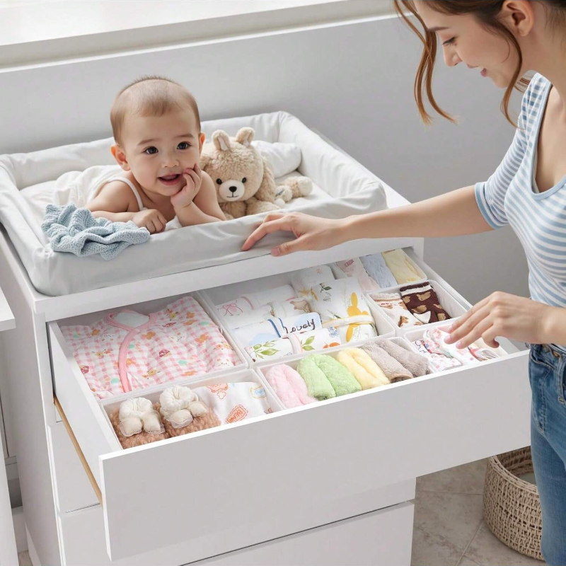 6/12 adet dokunmamış bebek eşy - Baby Nursery Storage incelemesi ve fiyatı