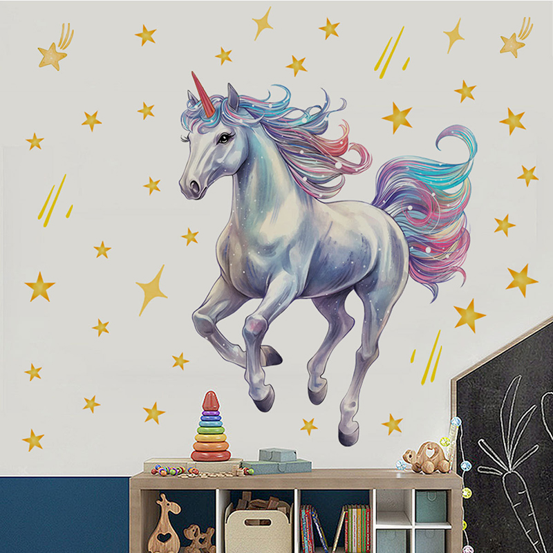 Karikatür Meteor Gökkuşağı Uni - Baby Unicorn Nursery incelemesi ve fiyatı