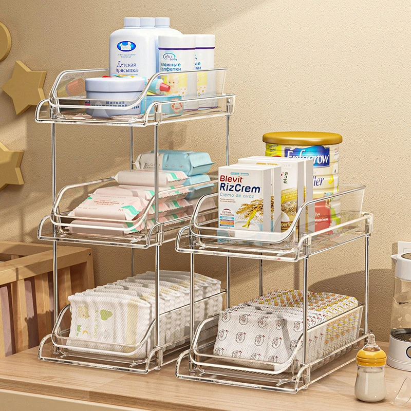 2 Katlı Şeffaf Çok Amaçlı Bebe - Baby Nursery Storage incelemesi ve fiyatı