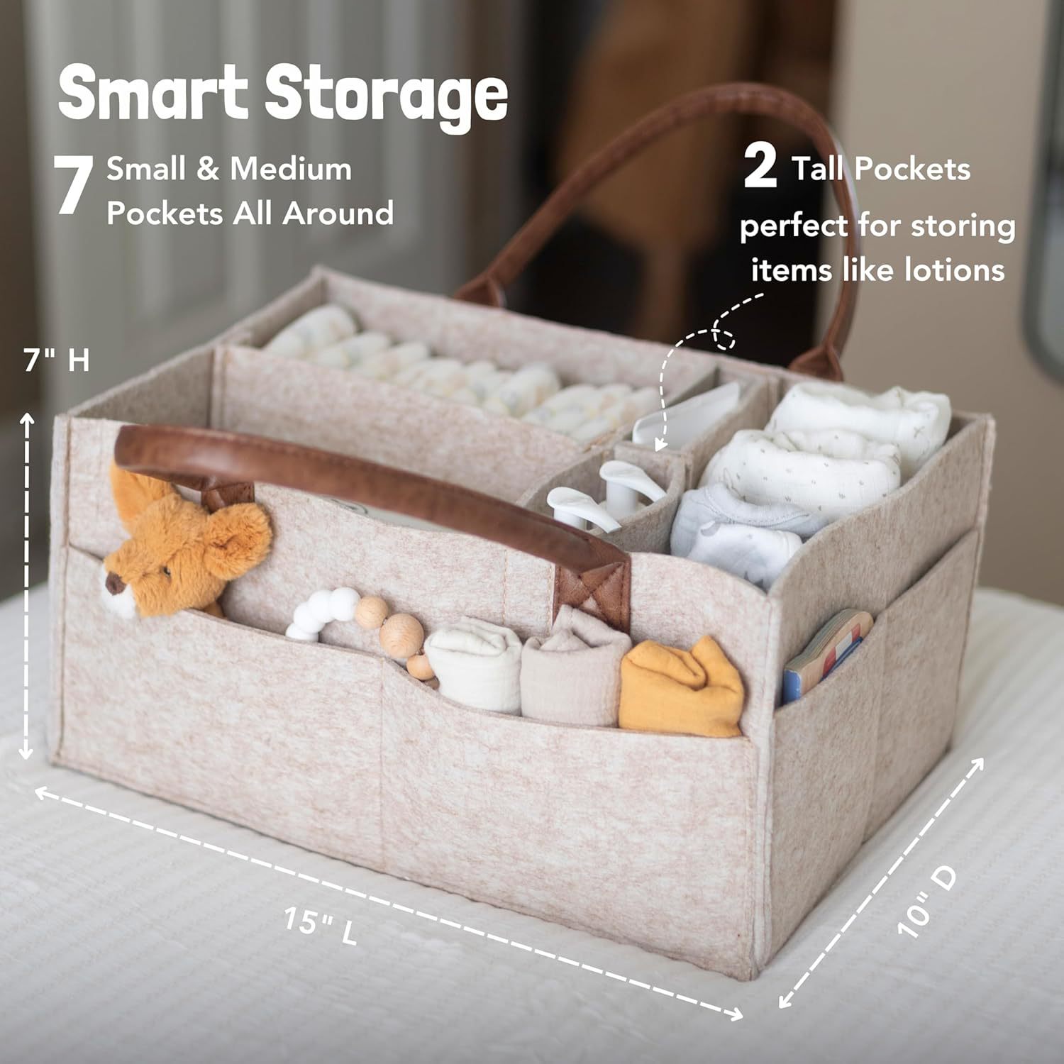 Bebek Keçe Saklama Düzenleyici - Baby Nursery Storage incelemesi ve fiyatı