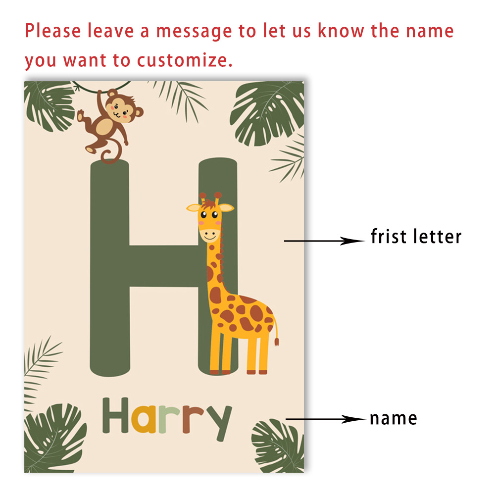 Iskandinav Orman Hayvan Poster - Baby Nursery Jungle Animals incelemesi ve fiyatı