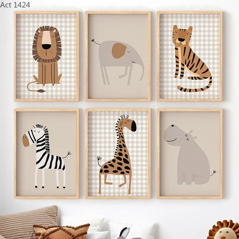 Aslan Kaplan Fil Zürafa Orman  - Baby Nursery Jungle Animals incelemesi ve fiyatı
