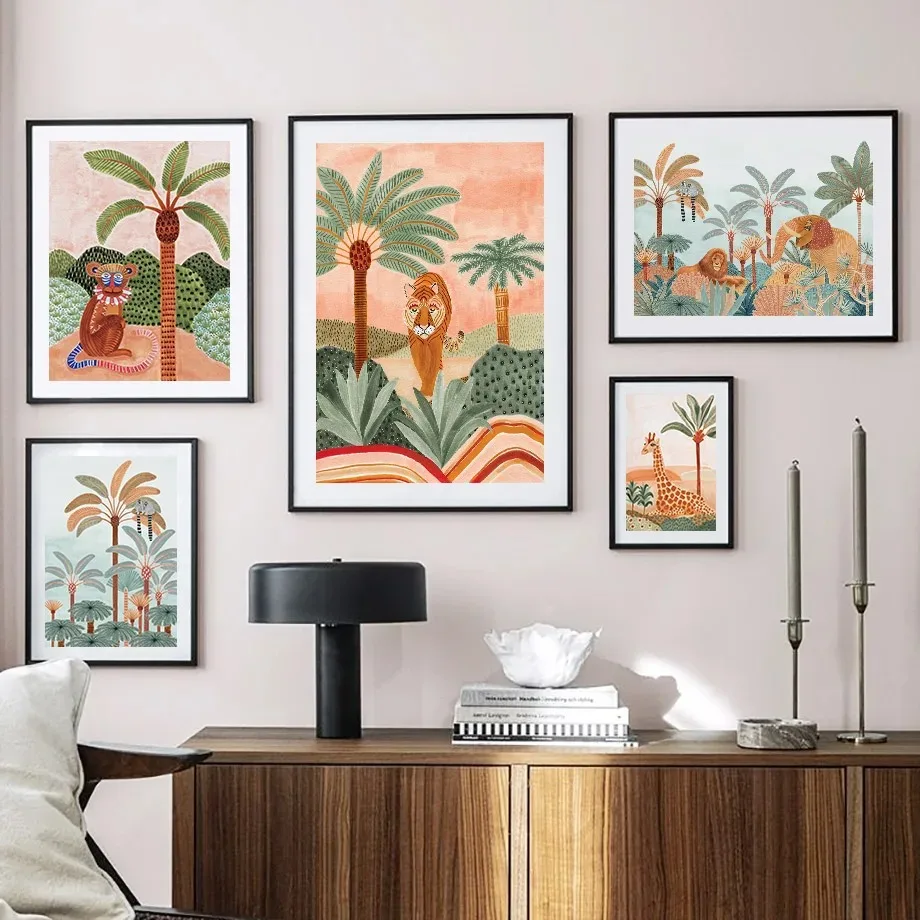 Boho Orman Hayvanları Kaplan M - Baby Nursery Jungle Animals incelemesi ve fiyatı