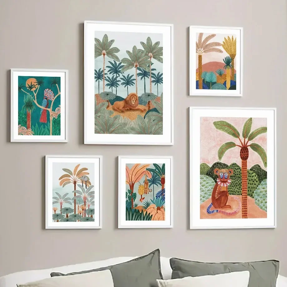 Boho Orman Hayvanları Kaplan M - Baby Nursery Jungle Animals incelemesi ve fiyatı