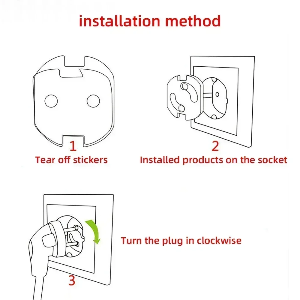 1/10 adet Bebek Güvenliği Çocu - Outlet Cover Childproof incelemesi ve fiyatı