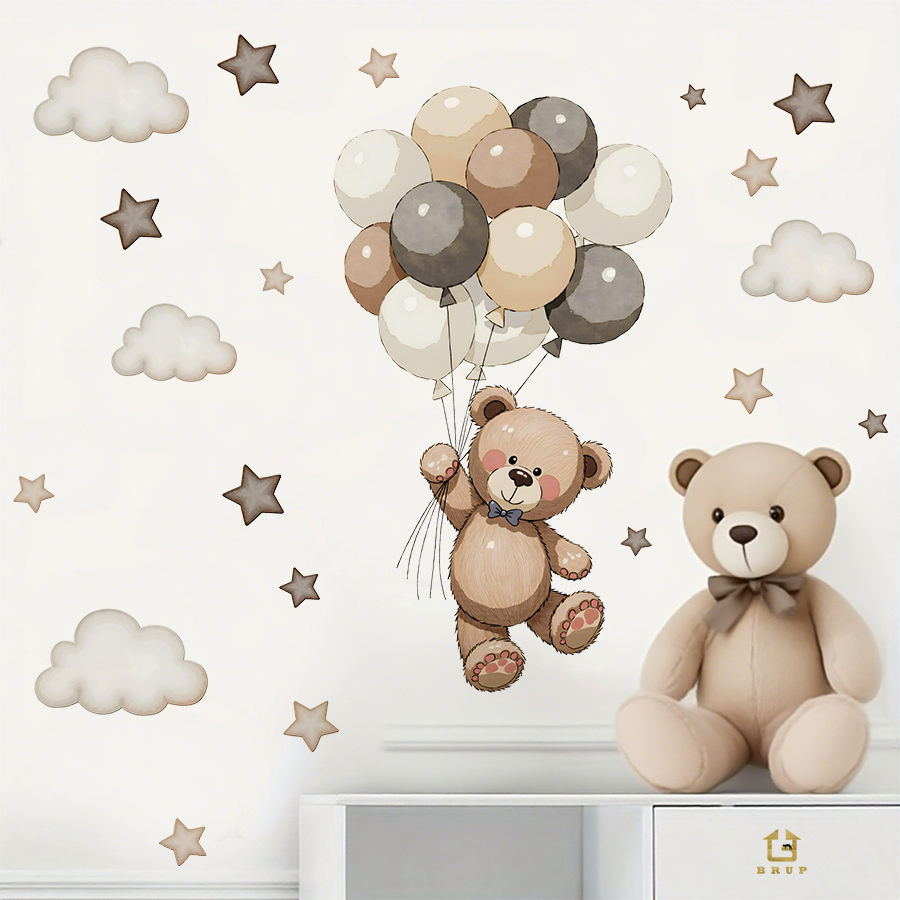 Sevimli Oyuncak Ayı Duvar Çıka - Baby Nursery Design incelemesi ve fiyatı