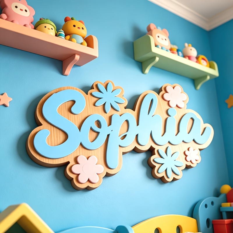 Kişiye Özel Çiçek Temalı İsiml - Baby Nursery In incelemesi ve fiyatı