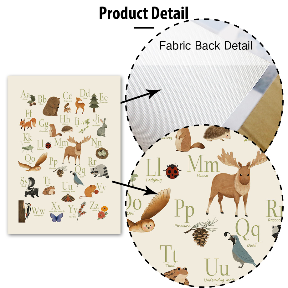 1 adet çerçevesiz Sevimli Tavş - Animals Baby Nursery incelemesi ve fiyatı