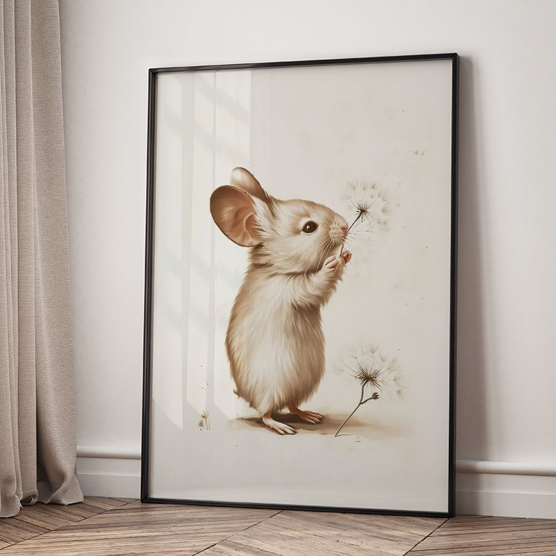 Ayı Tavşan Tilki Geyik Sincap  - Baby Nursery Art incelemesi ve fiyatı